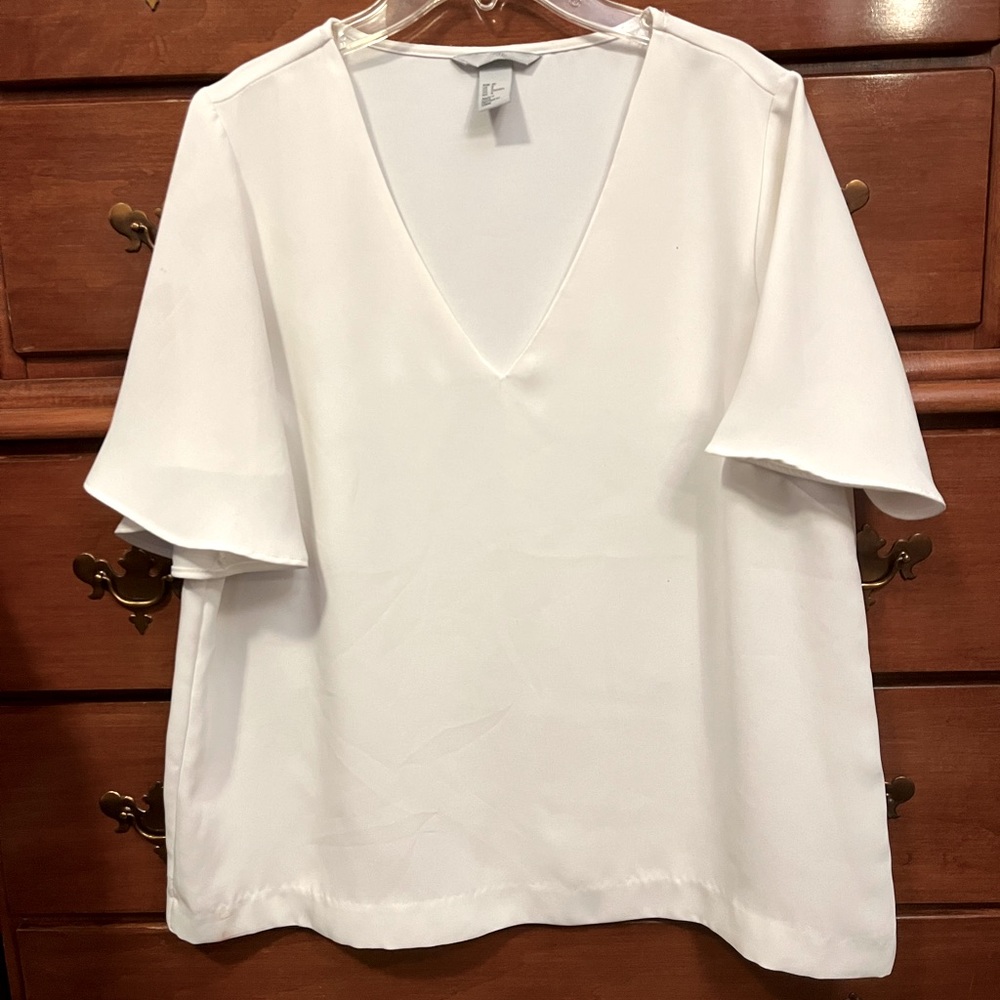 White professional blouse from H&M